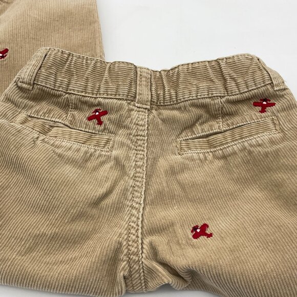 Gymboree Junior Aviator Shirt Corduroy Pants & Sweater Vest Set Toddler Boys 3T - Picture 6 of 12